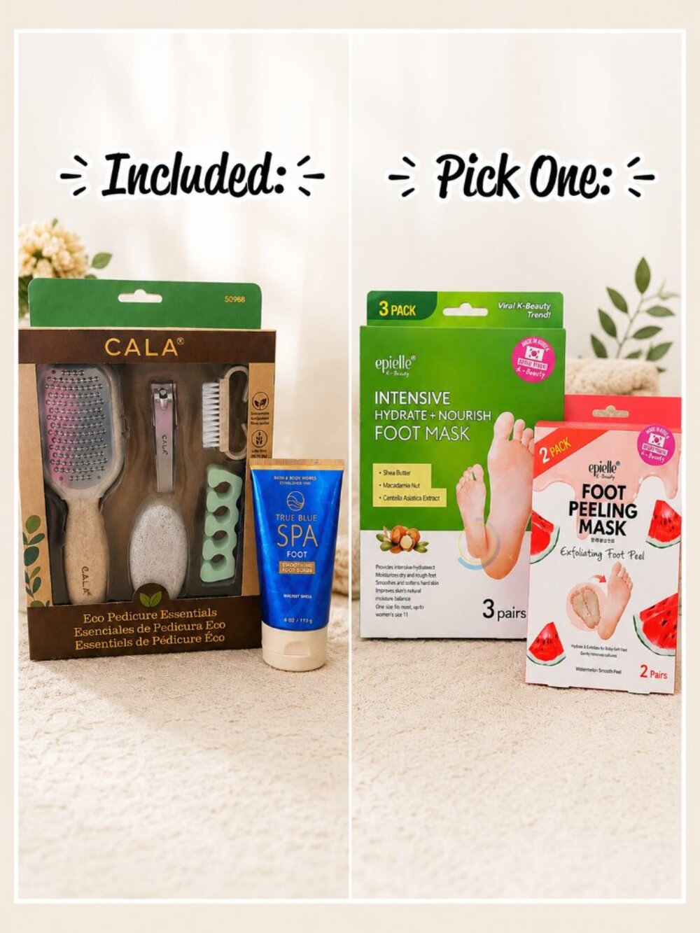 CALA Eco Pedicure Essentials Set - NWT